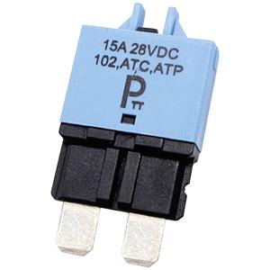 PARTS PTT Circuit Breaker Standard, type 3, Manual Reset, 15A C001-102-0094 Zekeringautomaat 15 A Blauw 1 stuk(s)