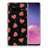 Samsung Galaxy S10 TPU bumper Hearts