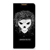 Mobiel BookCase Samsung Galaxy M52 Skull Hair - thumbnail