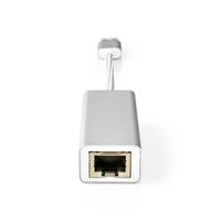 USB-Adapter | USB 3.2 Gen 1 | USB Type-A | RJ45 Female | Verguld | Recht | 0.20 m | Rond | Gebreid / - thumbnail