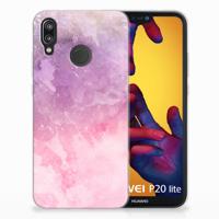 Hoesje maken Huawei P20 Lite Pink Purple Paint