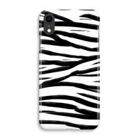 Zebra pattern: iPhone XR Volledig Geprint Hoesje - thumbnail