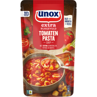Unox Extra Rijkgevuld Soep In Zak Tomaten Pasta 570ml Aanbieding bij Jumbo |  2 zakken a 570 ml
