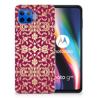 Siliconen Hoesje Motorola Moto G 5G Plus Barok Pink