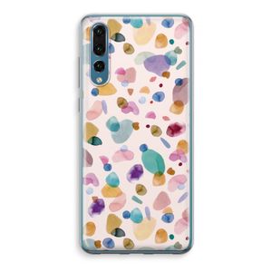 Terrazzo Memphis Pink: Huawei P20 Pro Transparant Hoesje