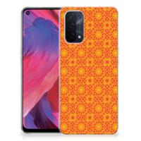 OPPO A93 5G TPU bumper Batik Oranje - thumbnail