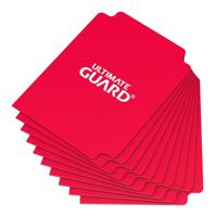 Ultimate Guard Card Dividers Standard Size Red (10) - thumbnail