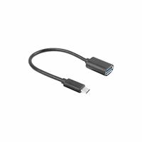 Lanberg Adapter USB USB-C M 3.1 A USB-A H 15 cm OTG zwart