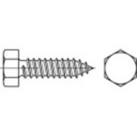 TOOLCRAFT 144534 Zeskant plaatschroeven 3.5 mm 25 mm Buitenzeskant DIN 7976 Staal Galvanisch verzinkt 1000 stuk(s)