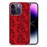 Apple iPhone 14 Pro TPU Case Red Roses