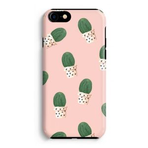 Cactusprint roze: iPhone 8 Tough Case