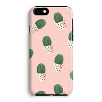 Cactusprint roze: iPhone 8 Tough Case - thumbnail