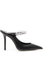 Jimmy Choo Bing 100mm leather mules - Noir - thumbnail