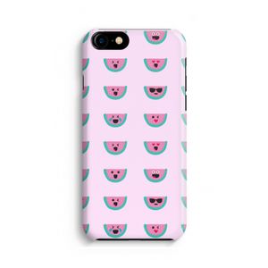 Smiley watermeloenprint: Volledig Geprint iPhone 7 Hoesje