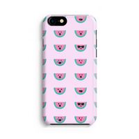 Smiley watermeloenprint: Volledig Geprint iPhone 7 Hoesje - thumbnail