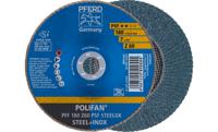 PFERD 67666185 PFF 180 Z 60 PSF STEELOX Lamellenschijf Diameter 180 mm Boordiameter 22.23 mm RVS, Staal 10 stuk(s) - thumbnail