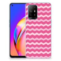 OPPO A94 5G | Reno5 Z TPU bumper Waves Pink