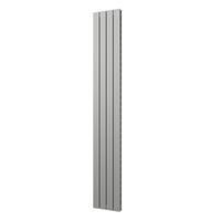 Designradiator Plieger Cavallino Retto Dubbel 905 Watt Middenaansluiting 200x29,8 cm Pearl Grey - thumbnail