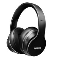 LogiLink BT0053 hoofdtelefoon/headset Draadloos Hoofdband Muziek Bluetooth Zwart