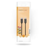 DisplayPort-Kabel | DisplayPort Male | DisplayPort Male | 8K@60Hz | Vernikkeld | 1.0 m | Rond | PVC - thumbnail