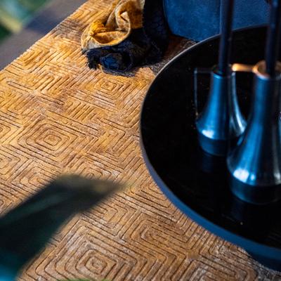 By-Boo Vloerkleed 'Madam' 160 x 230cm, kleur Geel