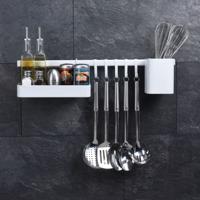 Excellent Houseware Houseware 8-delige Keukenorganizer zwart