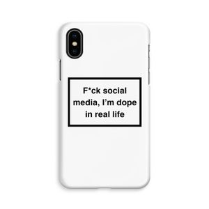 I'm dope: iPhone X Volledig Geprint Hoesje