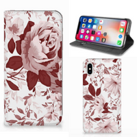 Bookcase Apple iPhone Xs Max Watercolor Flowers - thumbnail