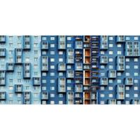 Wanddecoratie Rhythm of the City 016 98x48cm