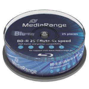 MediaRange MR503 Lees/schrijf blu-ray disc BD-R 25 GB 25 stuk(s)