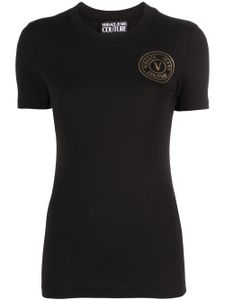 Versace Jeans Couture t-shirt à logo imprimé - Noir