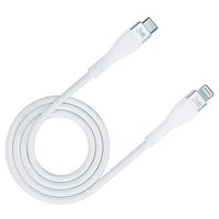 3MK HyperSilicone USB-C/Lightning Data- en Oplaadkabel - 1m - Wit - thumbnail