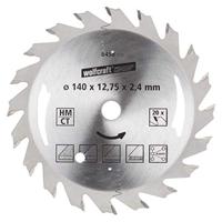 wolfcraft Handcirkelzaagblad HM, serie zilver I 6458000 I Lichte, snelle sneden