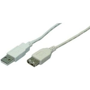 LogiLink 3m USB 2.0 USB-kabel USB A Grijs