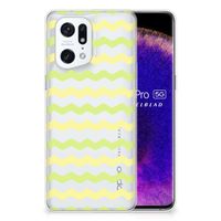 OPPO Find X5 Pro TPU bumper Waves Yellow