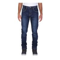 MODEKA Sonic Mono, Motorjeans heren, Soft Wash Donker Blauw Lengte 32