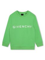 Givenchy Kids sweat à logo imprimé - Vert - thumbnail