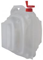 Eurotrail jerrycan met kraan opvouwbaar 7,5 liter polyetheen wit