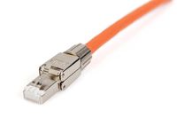 Digitus DN-93634 CAT 6A-veldstekker, RJ45, afgeschermd, AWG 22-27, montageaansluiting zonder gereedschap DN-93634 Stekker, recht Aantal polen (sensoren) 8P8C - thumbnail