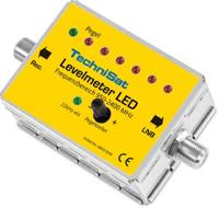 TechniSat Levelmeter LED - satellietvinder (niveauinstelling voor optimale uitlijning van een satellietinstallatie, 7-elementen LED-display, akoestisch signaal, 2 F-stekker - koppeling)