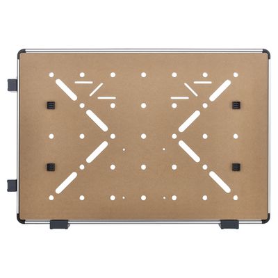 Wolfcraft 6909000 Master work 1600 mobiele werktafel 21 kg Zwart, Zilver