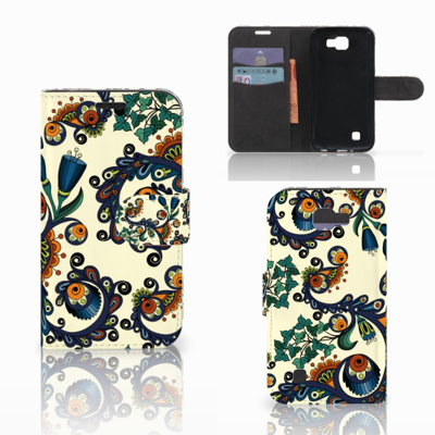 Wallet Case LG K4 Barok Flower Wallet Case LG K4 Barok Flower
