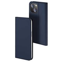 iPhone 15 Dux Ducis Skin Pro Flip Hoesje - Blauw - thumbnail