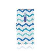 Xiaomi Redmi K20 Pro Telefoon Hoesje Zigzag Blauw