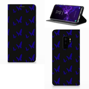 Samsung Galaxy S9 Plus Hoesje met Magneet Vlinder Patroon