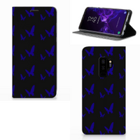 Samsung Galaxy S9 Plus Hoesje met Magneet Vlinder Patroon - thumbnail