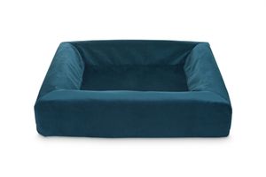 Bia bed royal fluweel hoes voor hondenmand petrol bia-50 60x50x12 cm