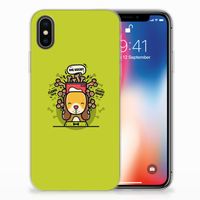 Apple iPhone X | Xs Telefoonhoesje met Naam Doggy Biscuit