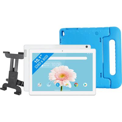 Lenovo Tab M10 2GB 32GB Wifi Wit + Kinderhoes + Autohouder Lenovo Tab M10 2GB 32GB Wifi Wit + Kinderhoes + Autohouder