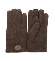 Warmbat Heren Handschoenen in Suede (Bruin)